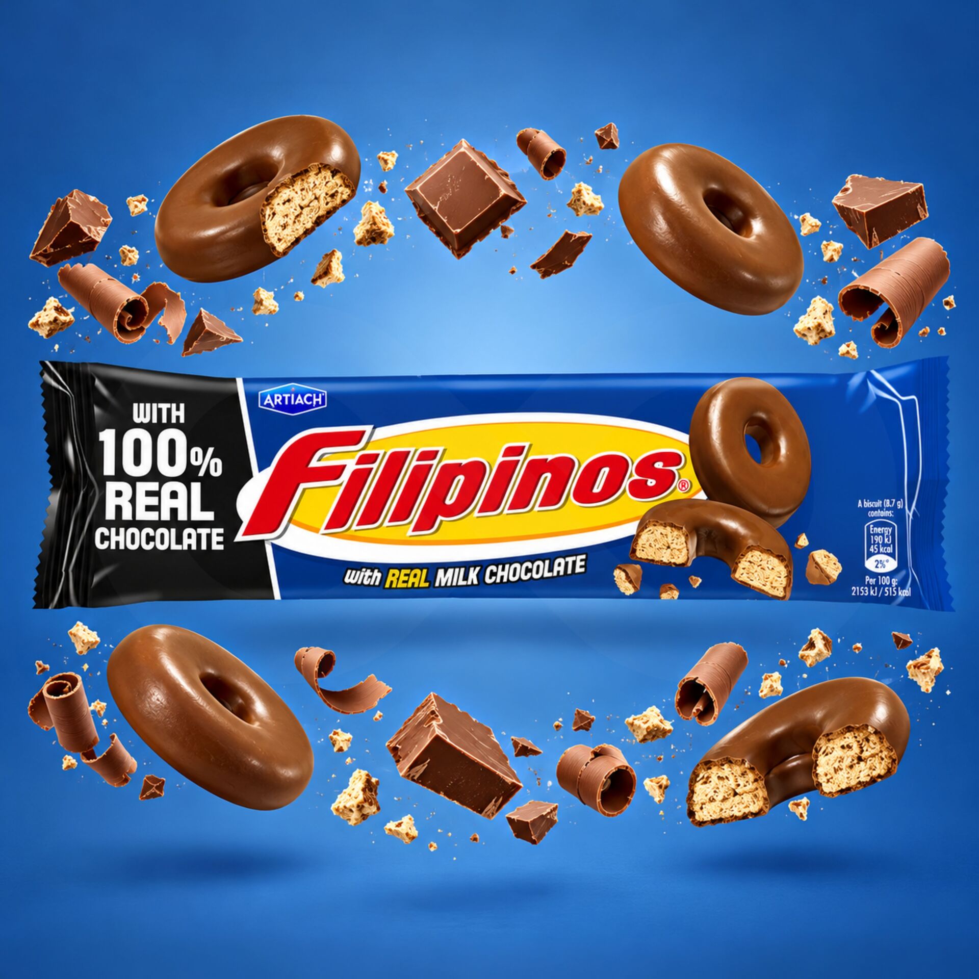 ARTIACH® Filipinos Czekolada Mleczna 128g