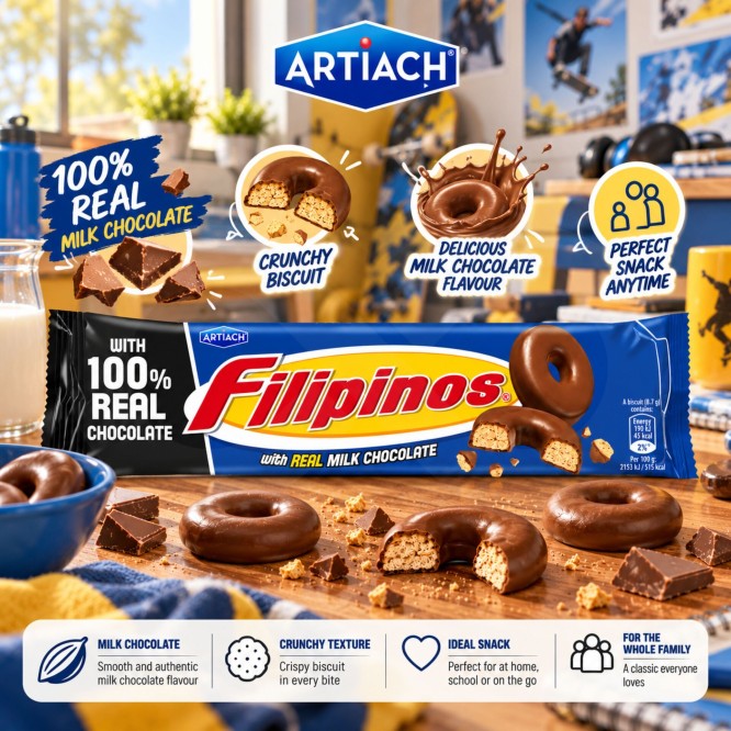 ARTIACH® Filipinos Chocolat au Lait 128g