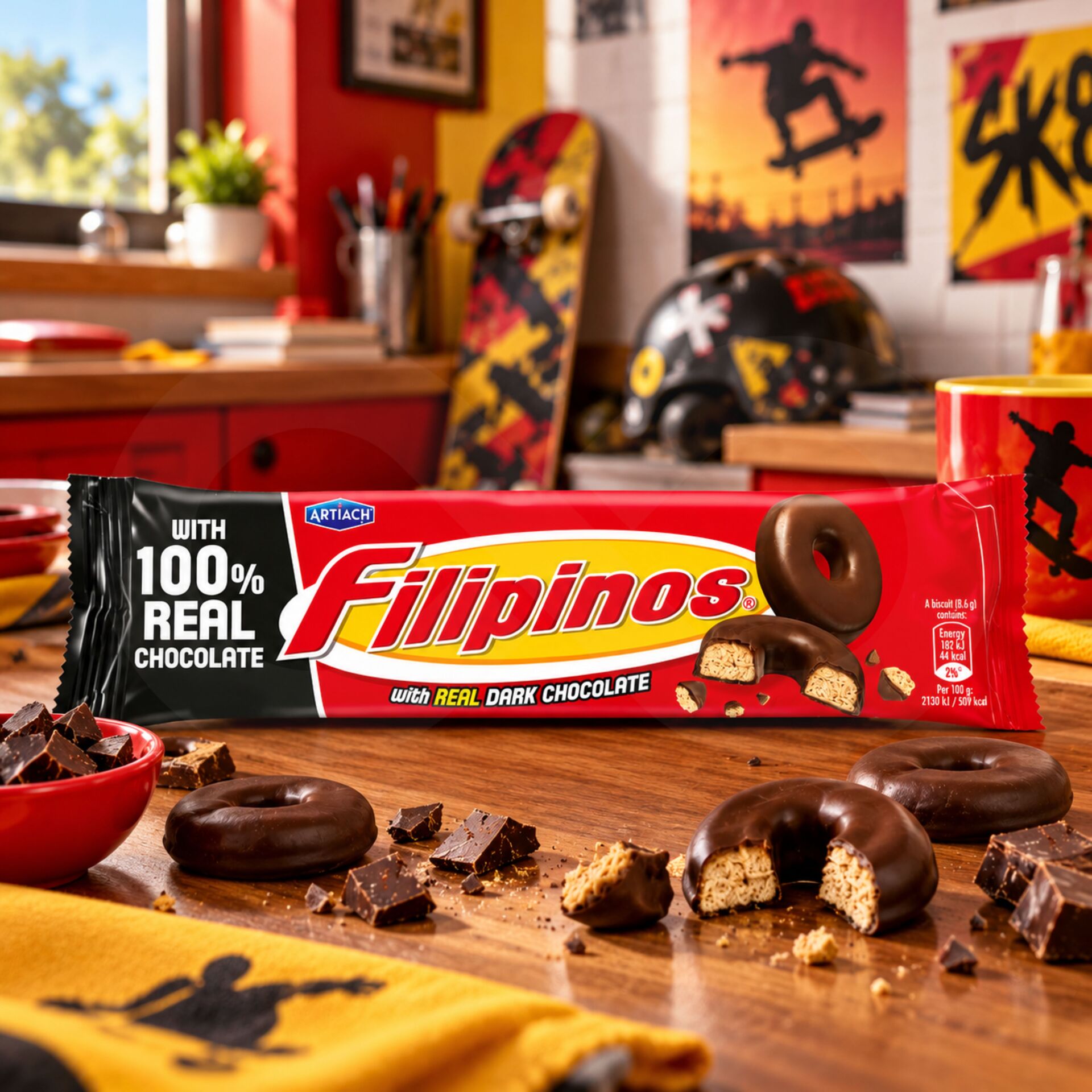 ARTIACH® Filipinos Pure Chocolade 128g