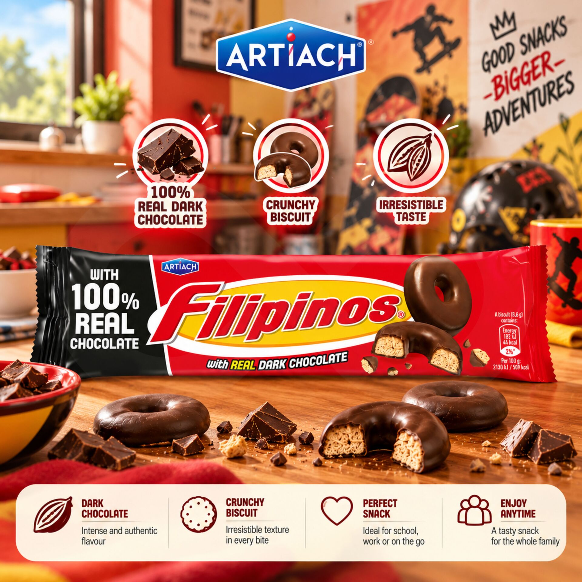 ARTIACH® Filipinos Dark Chocolate 128g