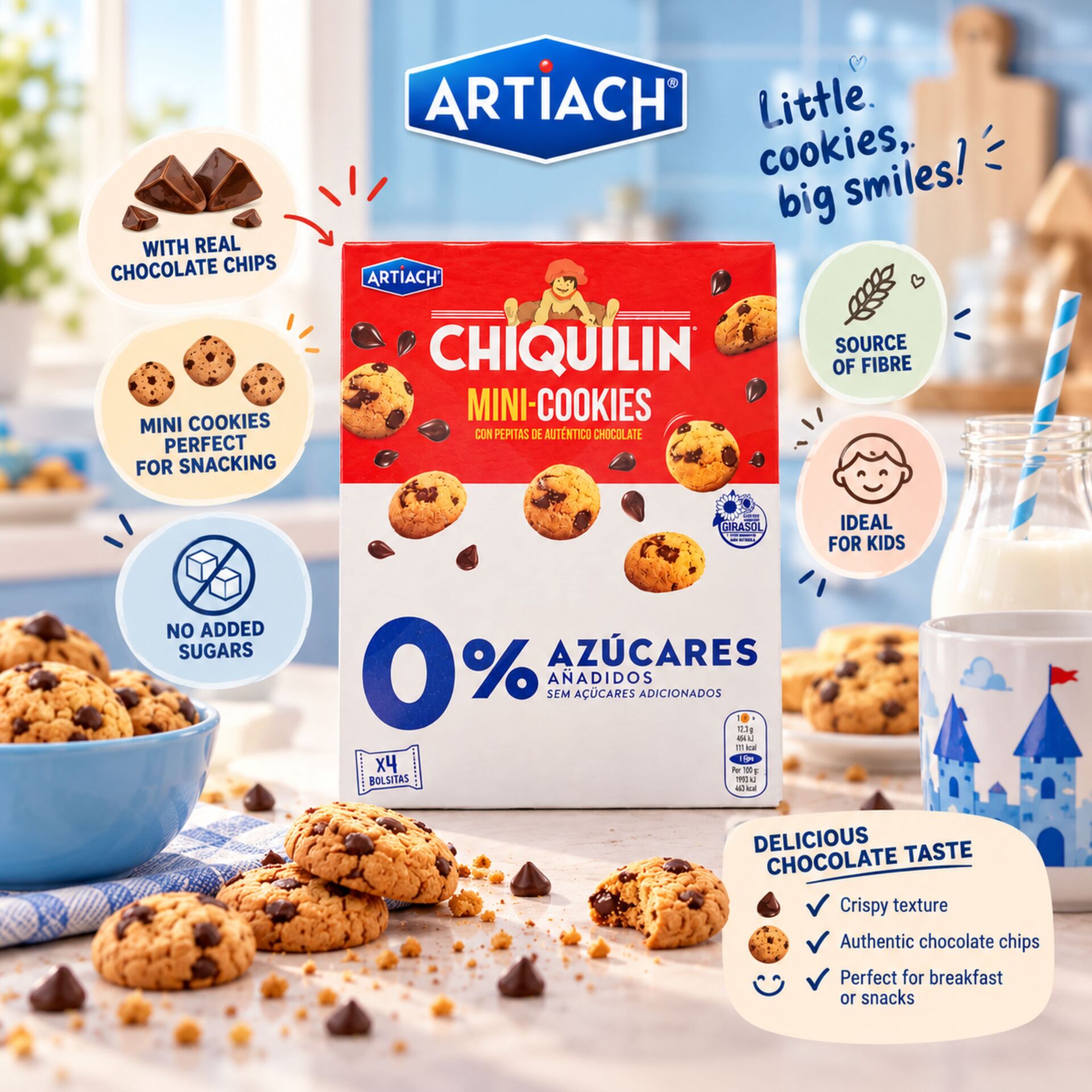 ARTIACH® Chiquilin Mini Cookies 120g