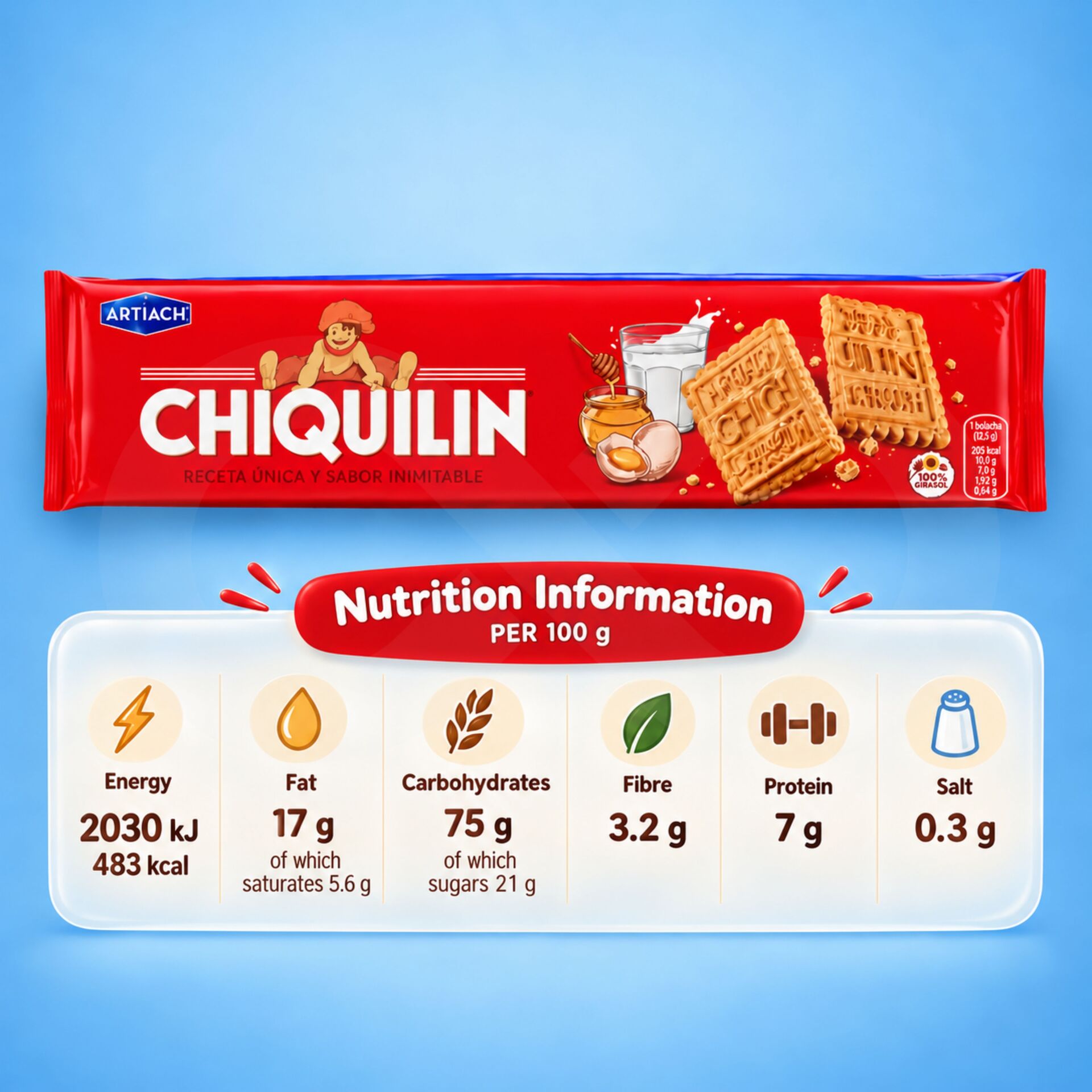 ARTIACH® Chiquilin Galletas 175gr