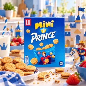 LU� Mini Prince Chocolate Biscuits 160g