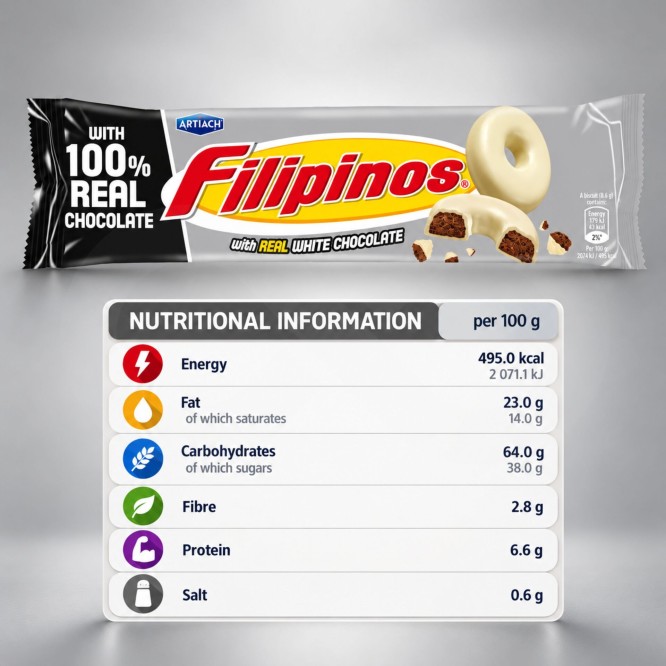 ARTIACH® Filipinos Witte Chocolade 128g