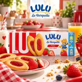 LUŽ Lulu Strawberry-Filled Sponge Cakes 120g