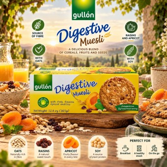GULL�N� Muesli Digestive Biscuits 365g