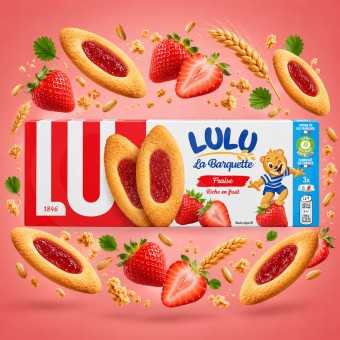 LU� Lulu Strawberry-Filled Sponge Cakes 120g