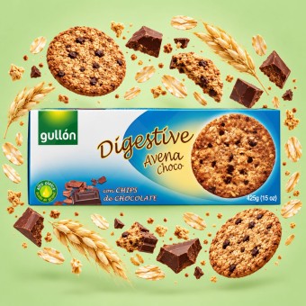 GULLÓN® Oat and Chocolate Digestive Biscuits 425g
