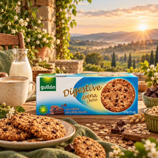 GULLÓN® Digestive Haver- en Chocoladekoekjes 425g