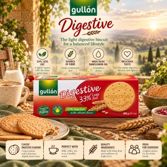 GULL�N� Digestive Biscuits 33% Less Fat 400g