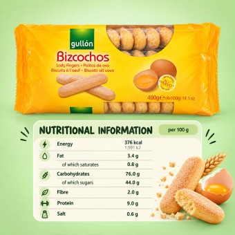 GULL�N� Ladyfinger Biscuits 400g