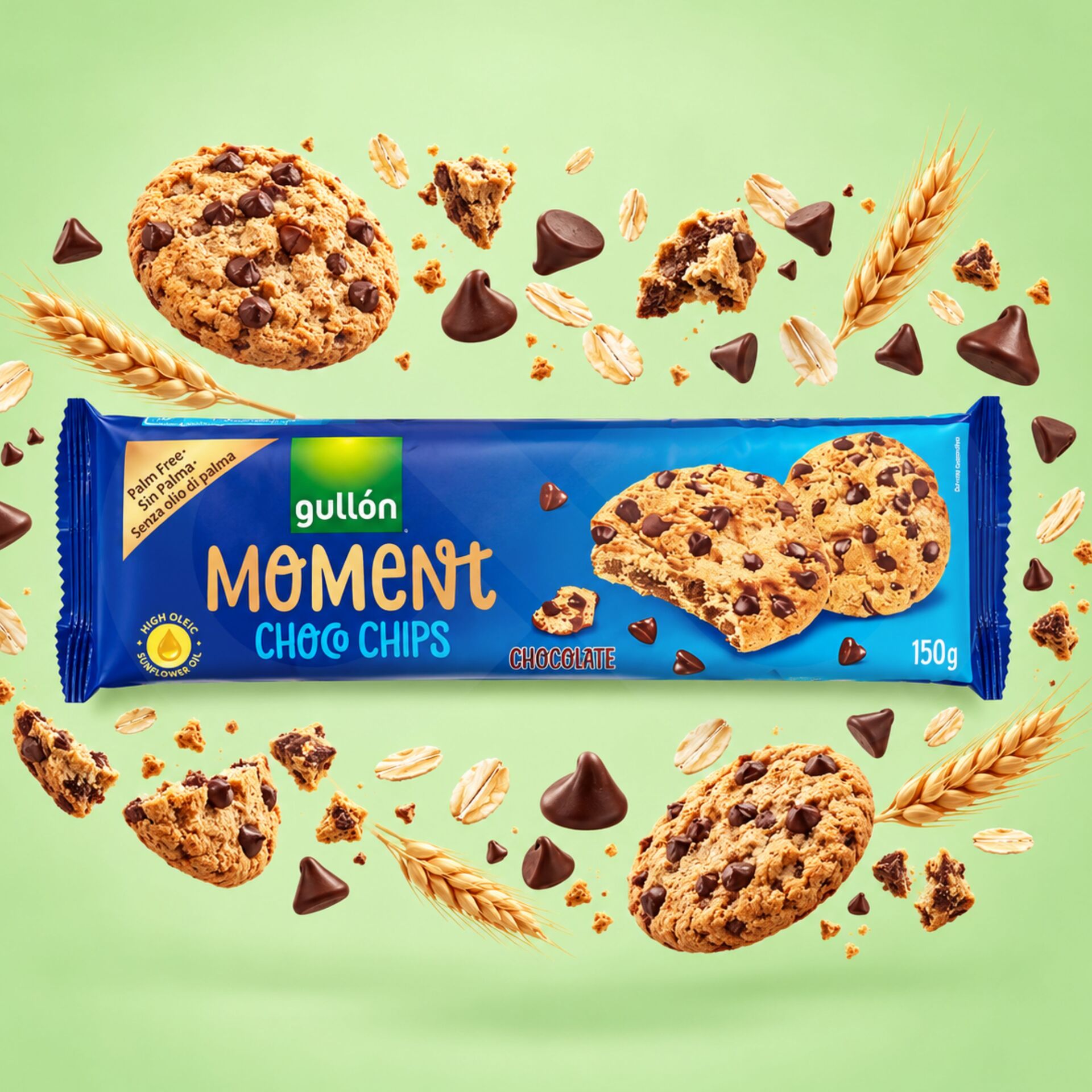 GULLÓN® Moment Choco Chips 150gr