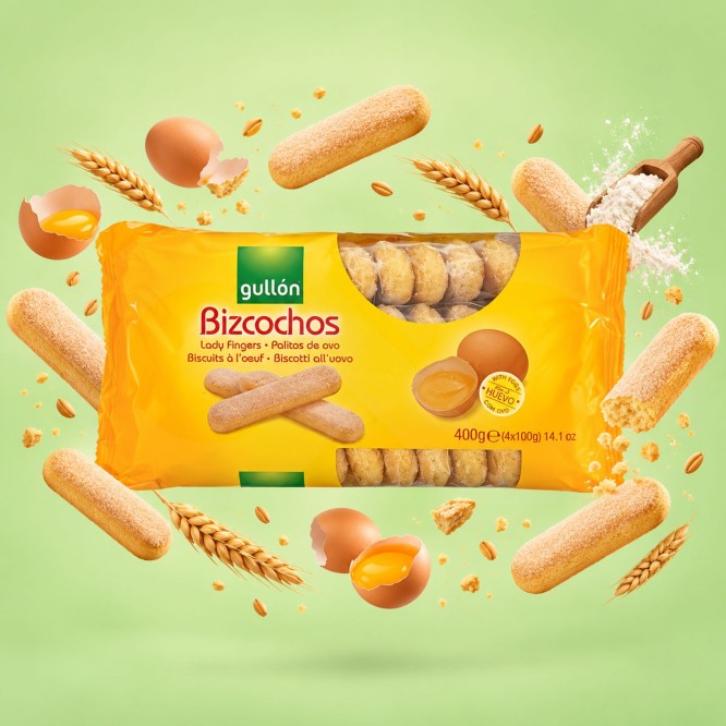 GULLÓN® Biszkopty Podluzne 400g