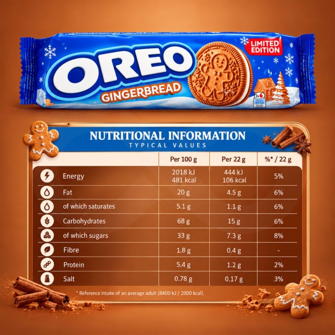 OREO� Gingerbread 154g