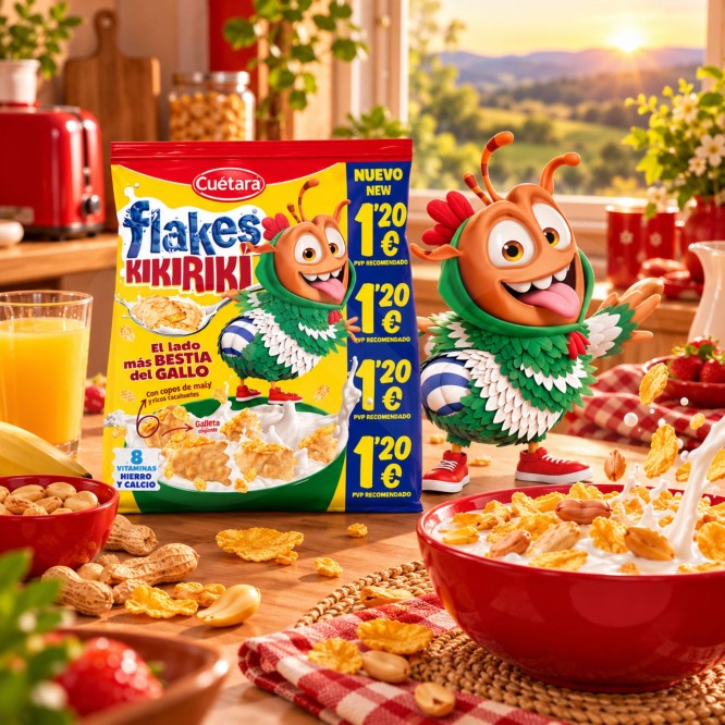 CUÉTARA® FLAKES Kikiriki 120g