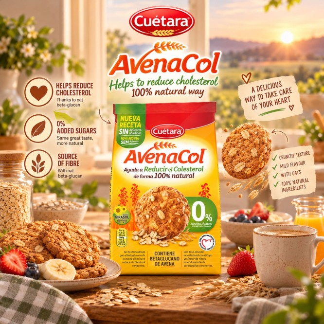 CUÉTARA® Biscotti Avenacol 250g