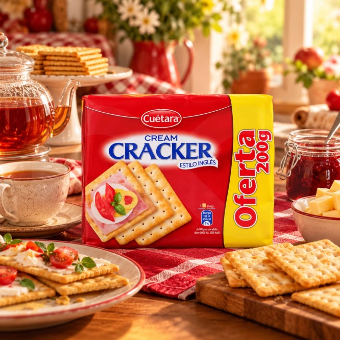 CUÉTARA® Cream Cracker Style Anglais 600g