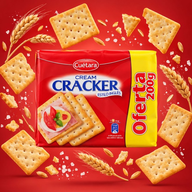 CUÉTARA® Cream Cracker Style Anglais 600g