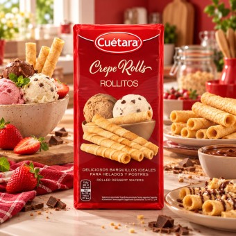 CUÉTARA® Rotolini di Crêpe Rollitos 225g