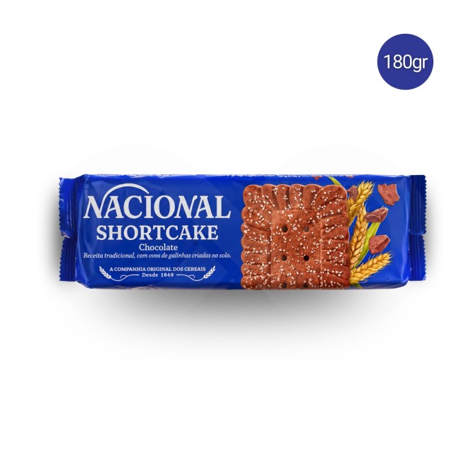 NACIONAL® Chocolate Shortcake Biscuits 180g
