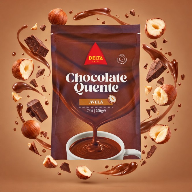 DELTA CAF�S� Hazelnut Hot Chocolate 300g