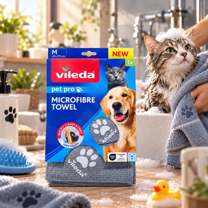VILEDAŽ Pet Pro Microfibre Towel XL 1 stk.