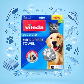 VILEDAŽ Pet Pro Microfibre Towel M 1 pcs. VILEDAŽ Pet Pro Microfibre Towel M 1 pcs.