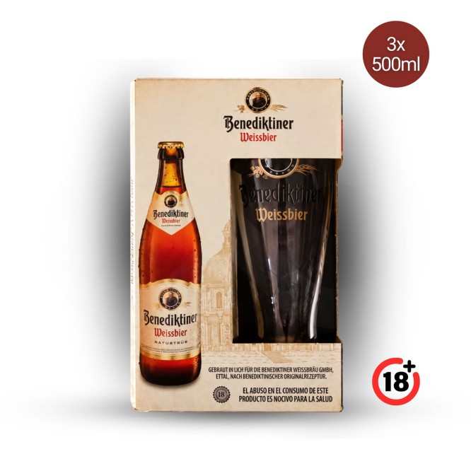 BENEDIKTINER® Box Weissbier 3x 500ml