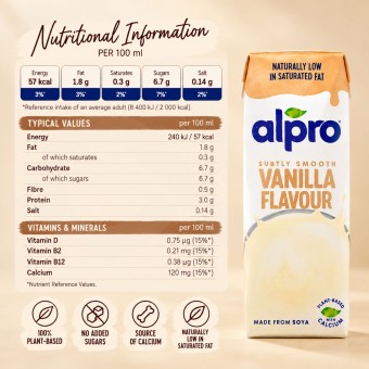 ALPRO® Pflanzendrink Vanille 250ml