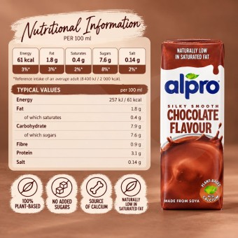 ALPRO® Pflanzendrink Schokolade 250ml