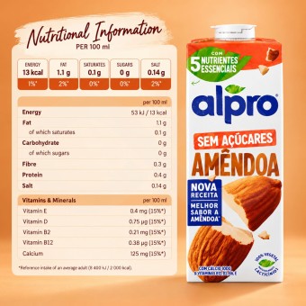 ALPRO® Mandeldrink Ohne Zucker 1L