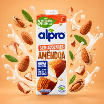 ALPRO� Bebida Vegetal de Almendra Sin Az�car 1L