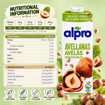 ALPRO® Boisson Végétale à la Noisette 1L
