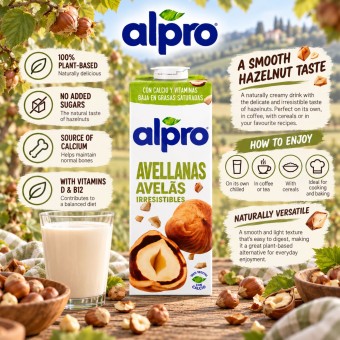 ALPRO® Boisson Végétale à la Noisette 1L