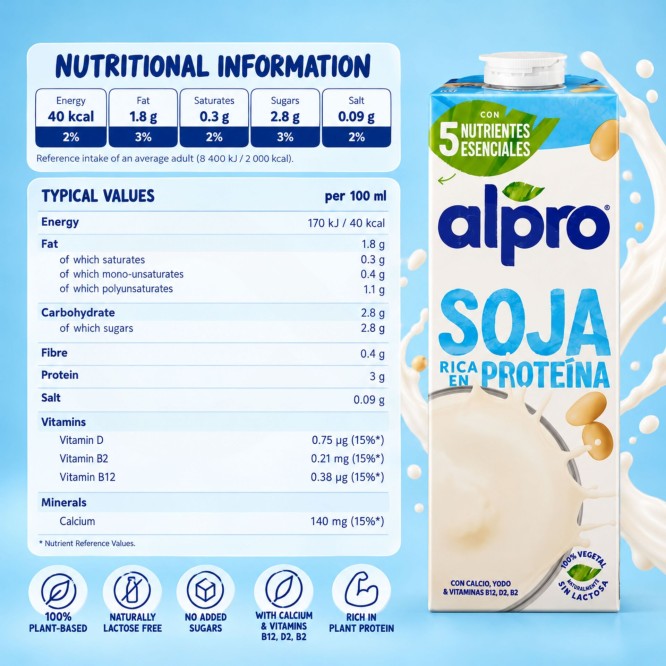 ALPRO® Boisson Végétale au Soja 1L