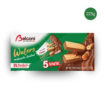 BALCONI� Wafers Hazelnut 225gr