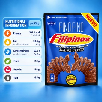 ARTIACH® Filipinos Fino Chocolate de Leite 87g