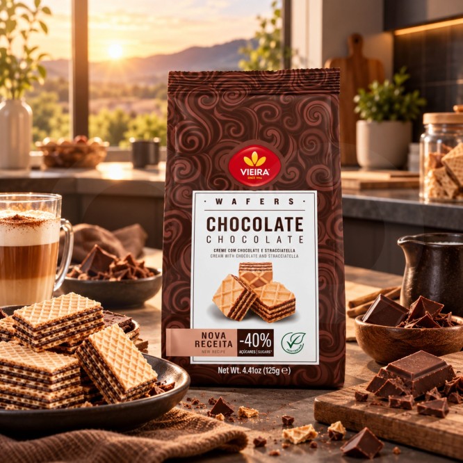 VIEIRAź Wafle Czekoladowe 125g