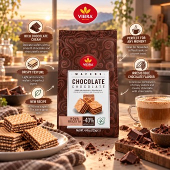 VIEIRA® Wafer al Cioccolato 125g