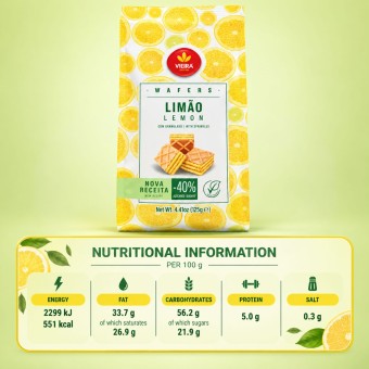 VIEIRAź Wafle Cytrynowe 125g