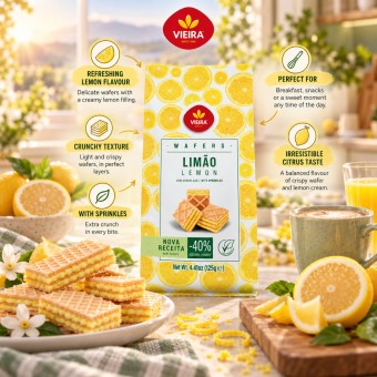 VIEIRAź Wafle Cytrynowe 125g