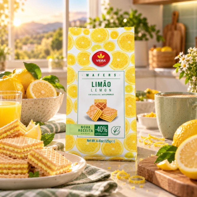 VIEIRAź Wafle Cytrynowe 125g