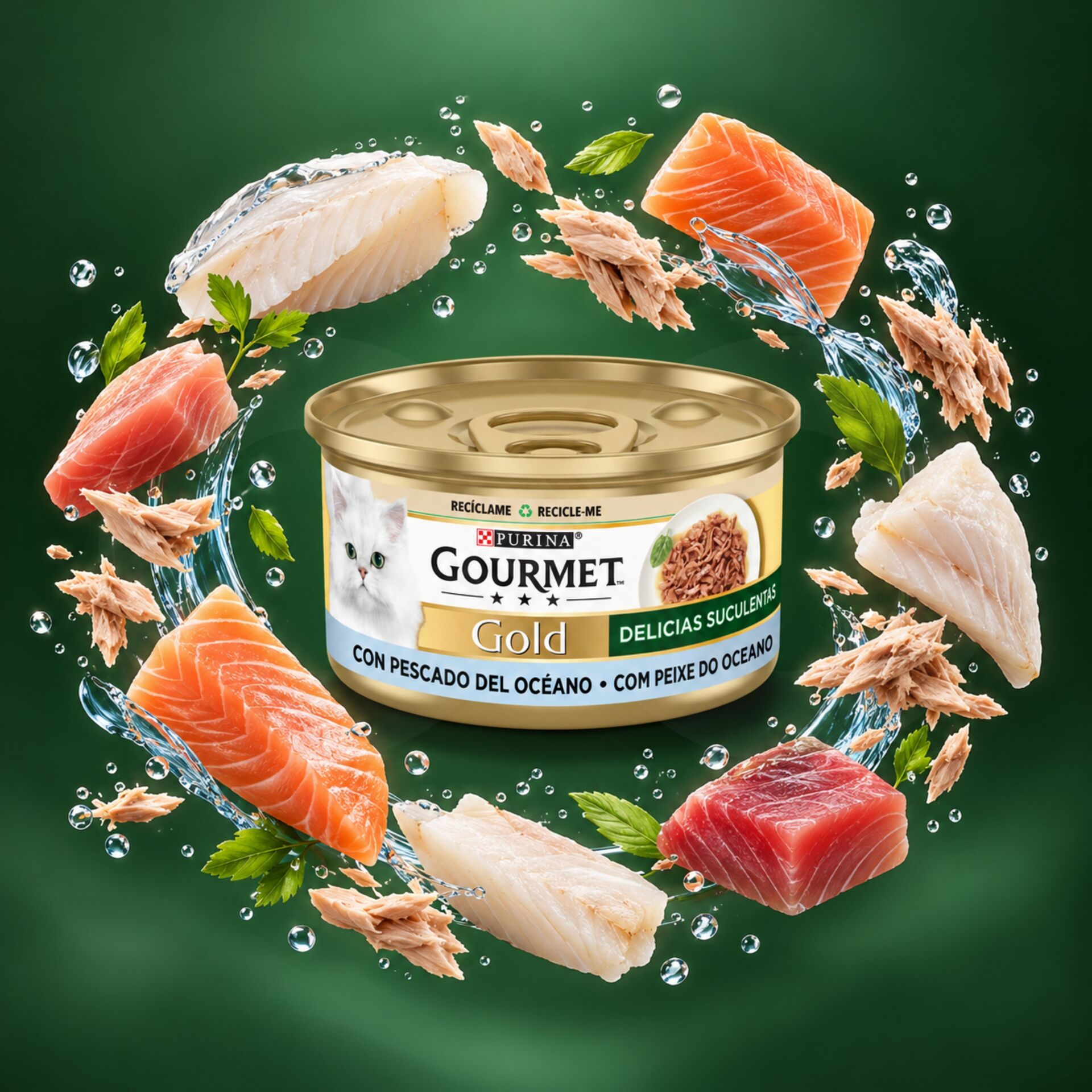 PURINA® Gourmet Gold Délices Succulents aux Poissons de l'On