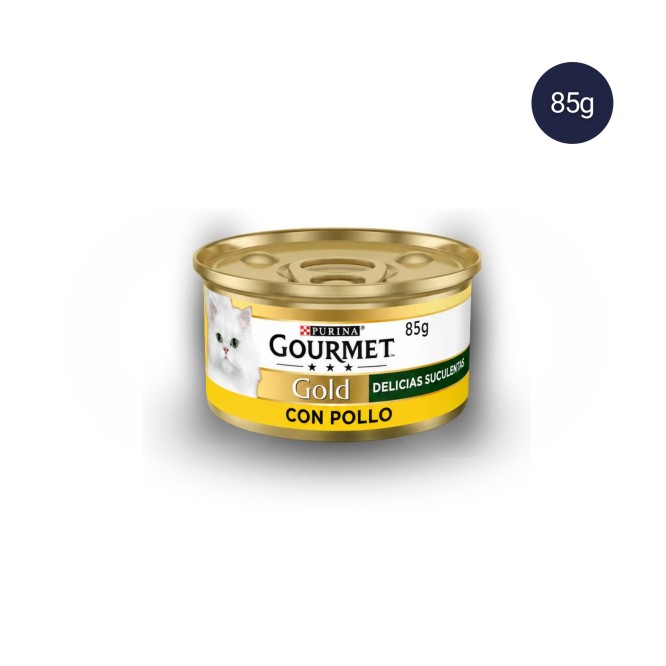 PURINAź Gourmet Gold Soczyste Przysmaki z Kurczakiem 85g