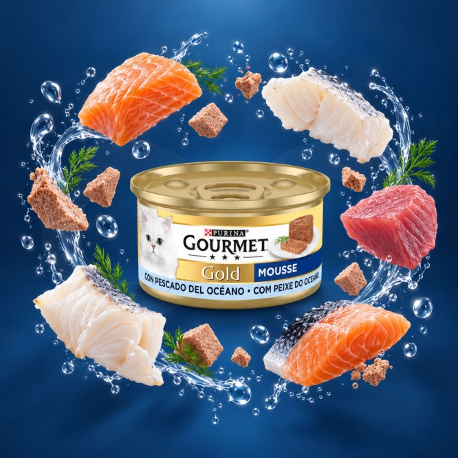 PURINAŽ Gourmet Gold Ocean Fish Mousse 85g