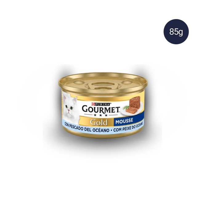 PURINA® Gourmet Gold Mousse mit Meeresfisch 85g