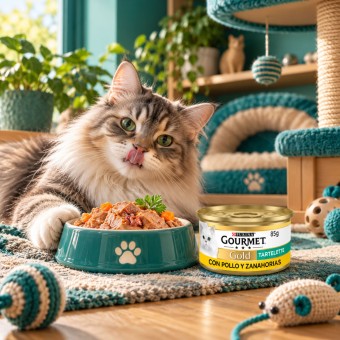 PURINA� Gourmet Gold Tartelette with Chicken and Carrot 85g