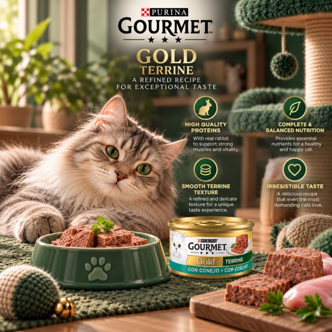 PURINAź Gourmet Gold Pasztet z Królikiem 85g