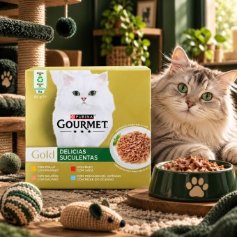 PURINA� Gourmet Gold Assortiment de D�lices Succulents 680g