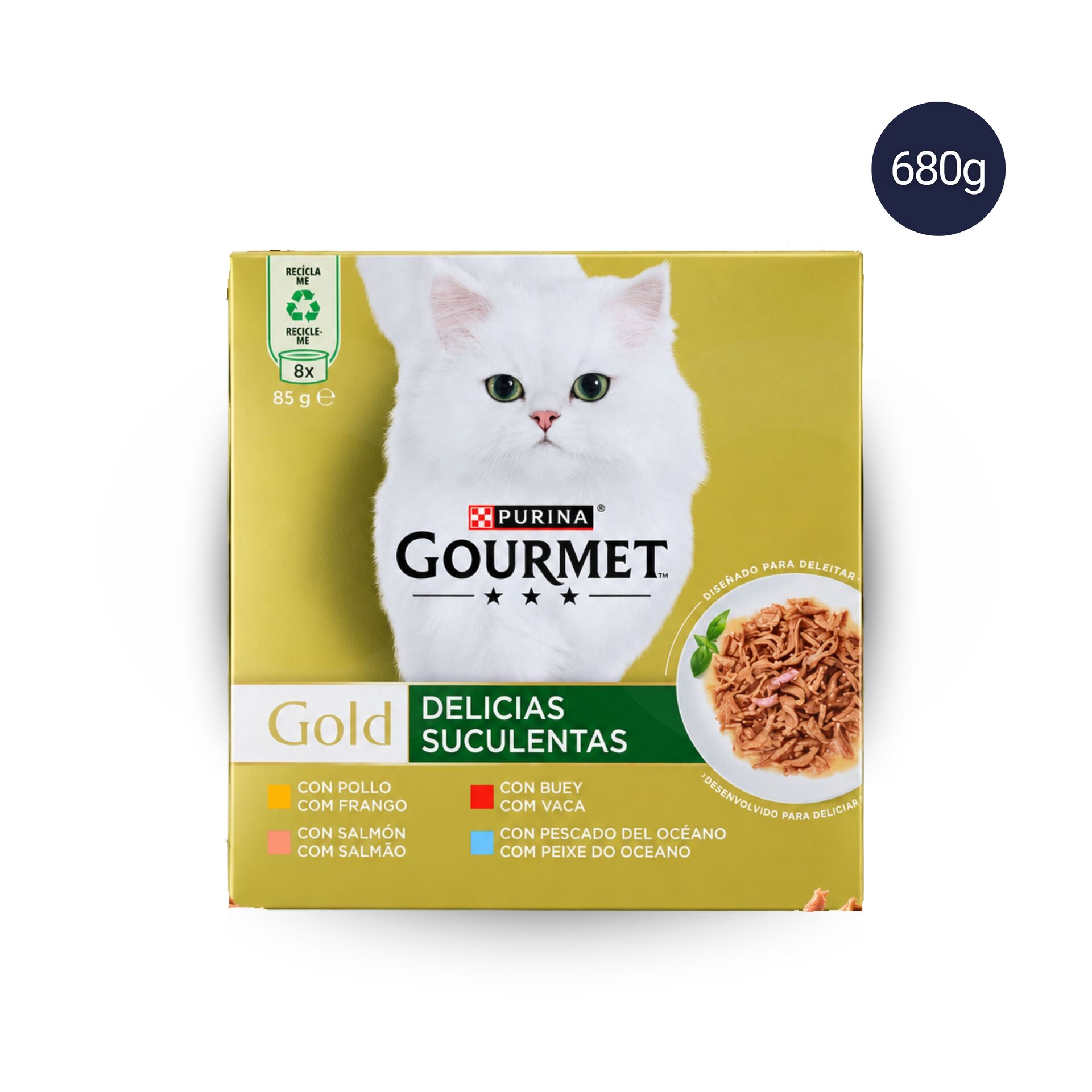 PURINA® Gourmet Gold Assortiment de Délices Succulents 680g